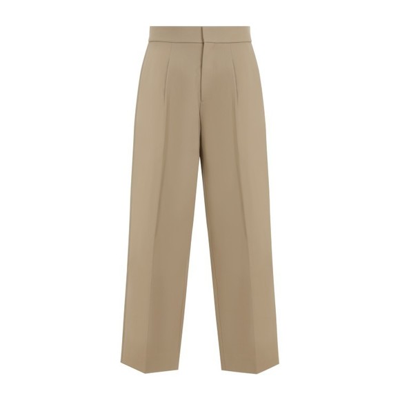 Fear Of God Single Pleat Relaxed Beige Wool Trousers - NWT - Picture 1 of 6